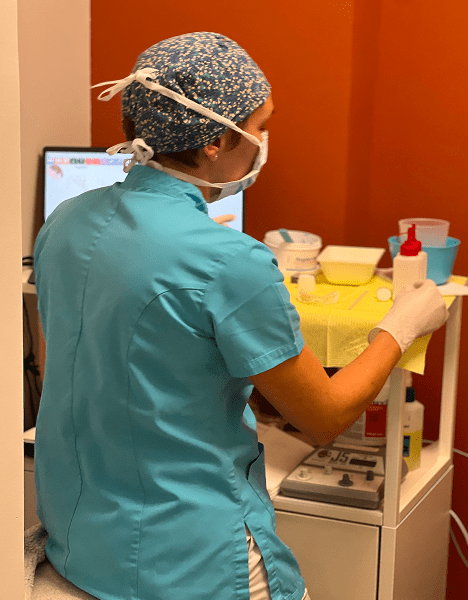 Chirurgien-dentiste en examen