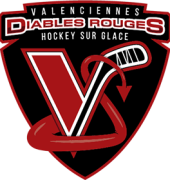 Logo diables rouges, hockey sur glace